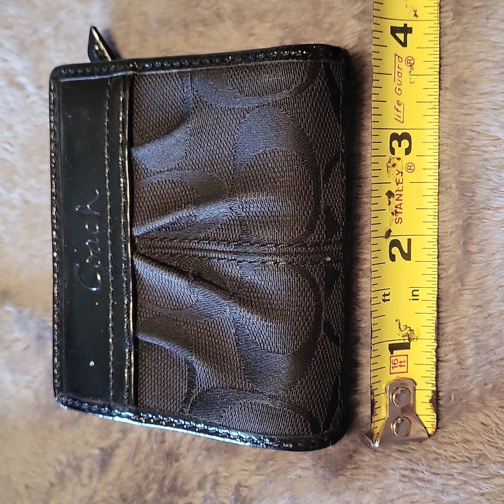 Coach Classic Logo Black Wallet